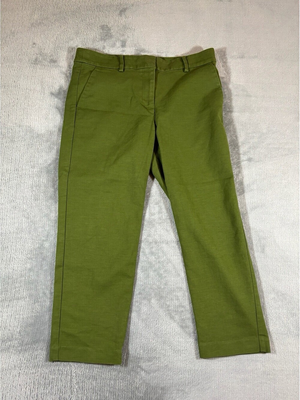 Loft Women’s The Riviera Slim Ankle Pants Green - Size 6P 6 Petite Cropped